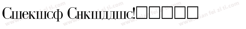 Citrica Cyrillic字体转换